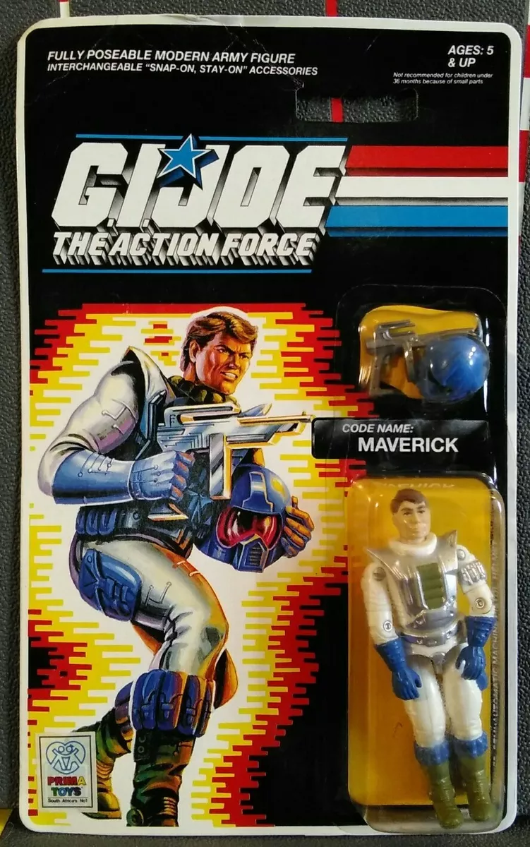 Vintage Hasbro GI Joe/UK Action Force 1989 Maverick MOC -Prima Toys