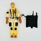 Hasbro GI Joe Action Figure 1988 Blizzard 3.75" VTG - Elbow Joint Crack