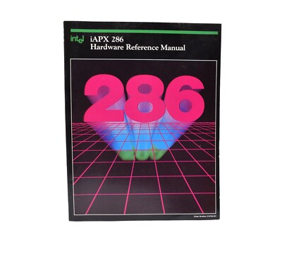 Vintage Computer Manual 1983 iAPX 286 Programmer's Reference Manual Pink