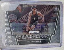 2021 Prizm Draft Picks Widescreen Jalen Green RC #7 Houston Rockets