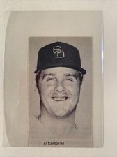 Al Santorini San Diego Padres 1971 Grand Slam Baseball Pictorial Panel