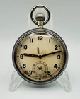Antique British Military Pocket Watch - GS/TP Swiss Made 15 Jewels - Working