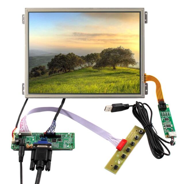 10.4inch 1024X768 LCD With Resistive Touch Screen + VGA LCD Controller Board