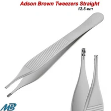 Surgical Adson Brown Tweezers Straight Dressing Tissue Forceps Medical Tools CE