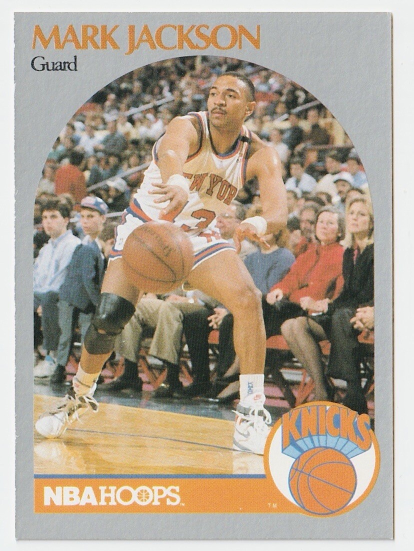 1990-91 Hoops #205 Mark Jackson Menendez Brothers Knicks WBK11924M