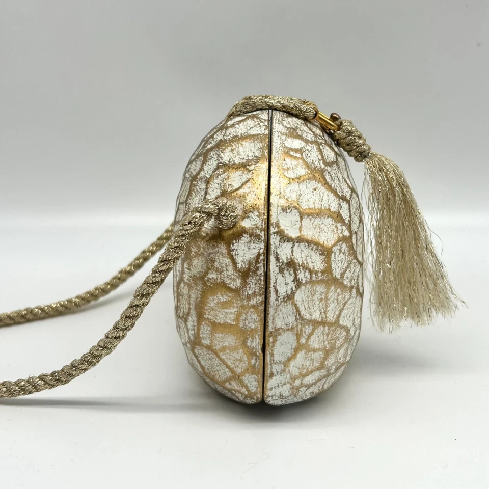 Timmy Woods Handcrafted Ovoid Crossbody Clutch - Image 3 of 4