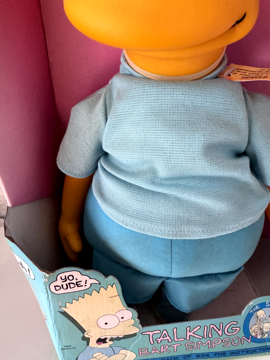 1990 Talking BART SIMPSON The Simpsons Pull-String 18