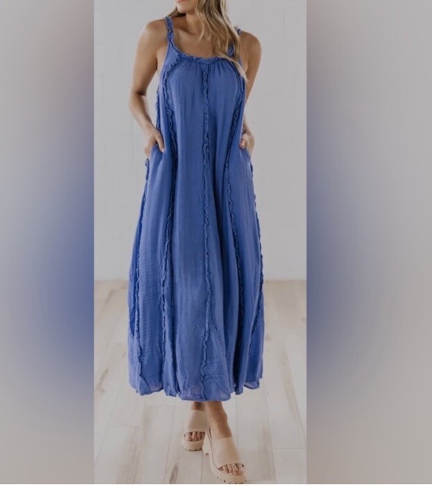 free people mckinley maxi dress Free People Mckinley Cotton-Blend Maxi Dress - Black