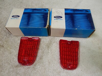 Taillight Lenses, Pair, Lower, 1966 Comet Station Wagon, NOS