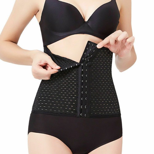 Corset Waist Trainer Training Shaper Body Shapewear Underbust Cincher Tummy Belt - Picture 9 of 26