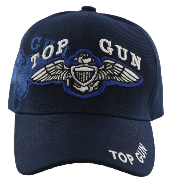 NEW! US NAVY TOP GUN BALL CAP HAT NAVY eBay