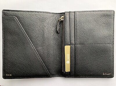 NWT FOSSIL RFID Passport Wallet Pewter Silver RP $55 Multi Pocket ...