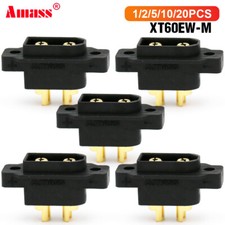 Conector de enchufe macho Amass XT60EW-M montable XT60E 1/2/5/10/20 PIEZAS para dron RC