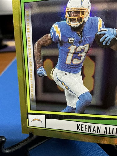 2022 Score #133 Keenan Allen Gold Zone #/50 - Picture 6 of 11