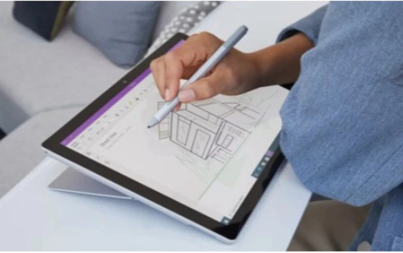 Microsoft Surface Pen 1776 - platin in OVP, Demoware kaum genutzt - Bild 4 von 4