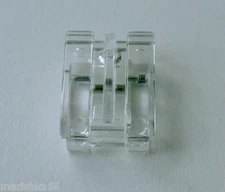 Snap-on CLEAR Concealed / Invisible ZIPPER FOOT *Janome / New Home * ELNA 