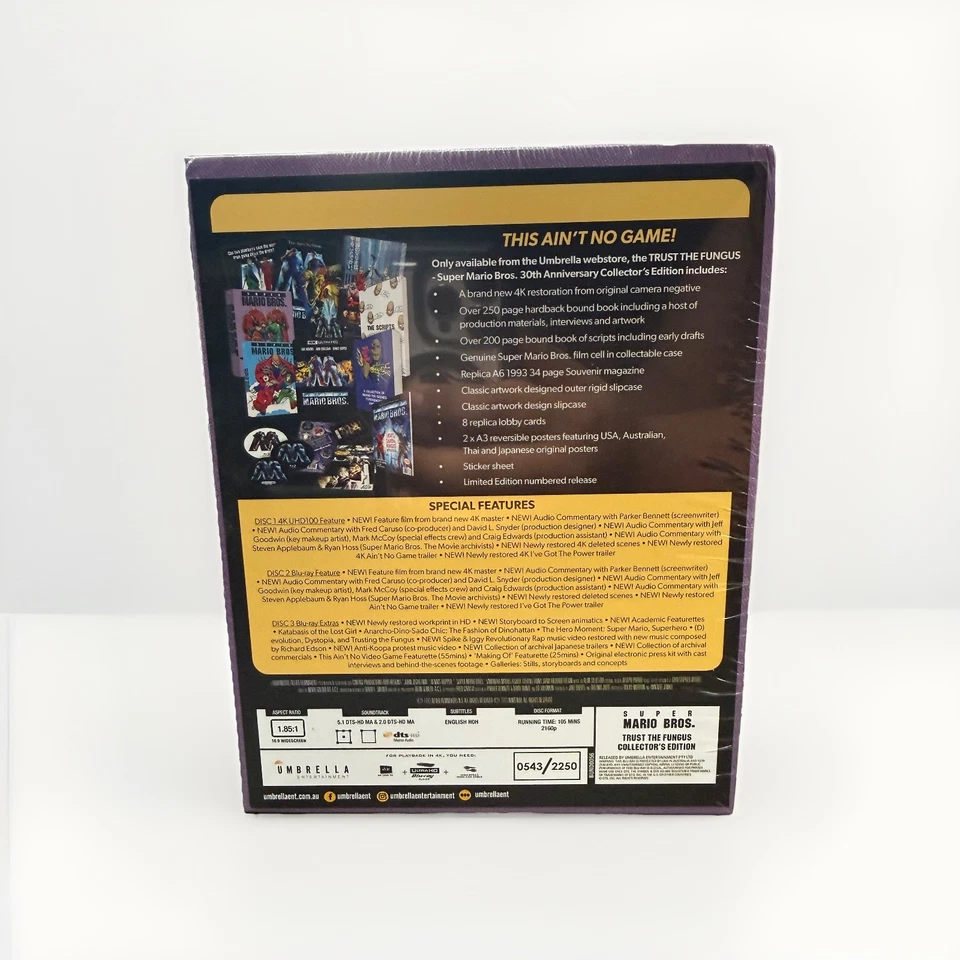 Super Mario Bros. (1993) Trust The Fungus 30th Anniversary Collectors Edition - Image 2 of 4