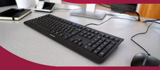 Cherry KC 1000 Keyboard Agermel M3 Mouse Combo Black NEW In Box