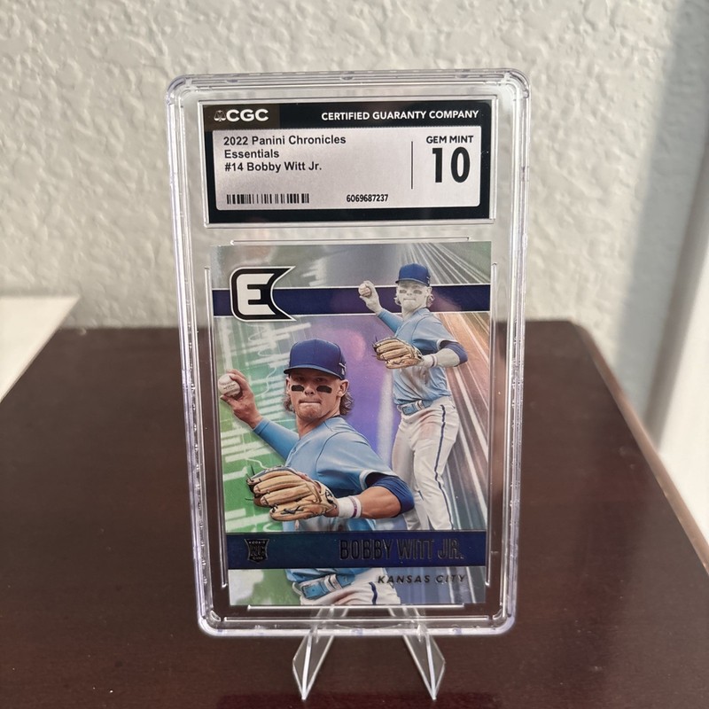 2022 Panini Chronicles - Essentials Bobby Witt Jr. #14 (RC) CGC GEM MINT 10