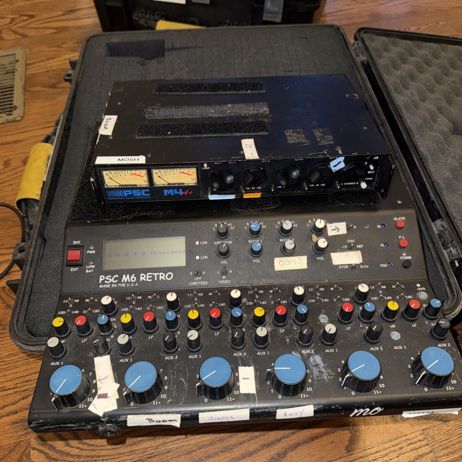 PSC M6 Vintage Transformer Field Mixer Console and PSC M4
