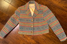 Vintage Painted Pony Tapestry Jacket Women S Aztec Western Cowgirl USA