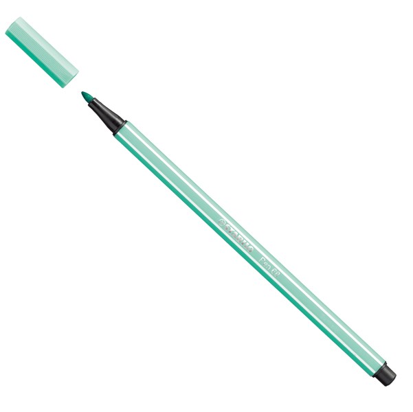 Pennarello Pen 68 Stabilo - 1 mm - 68/13 (Verde Ghiaccio Conf. 10)
