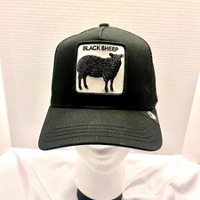 Goorin Bros The Farm The Black Sheep Black Trucker Hat - New With Tag