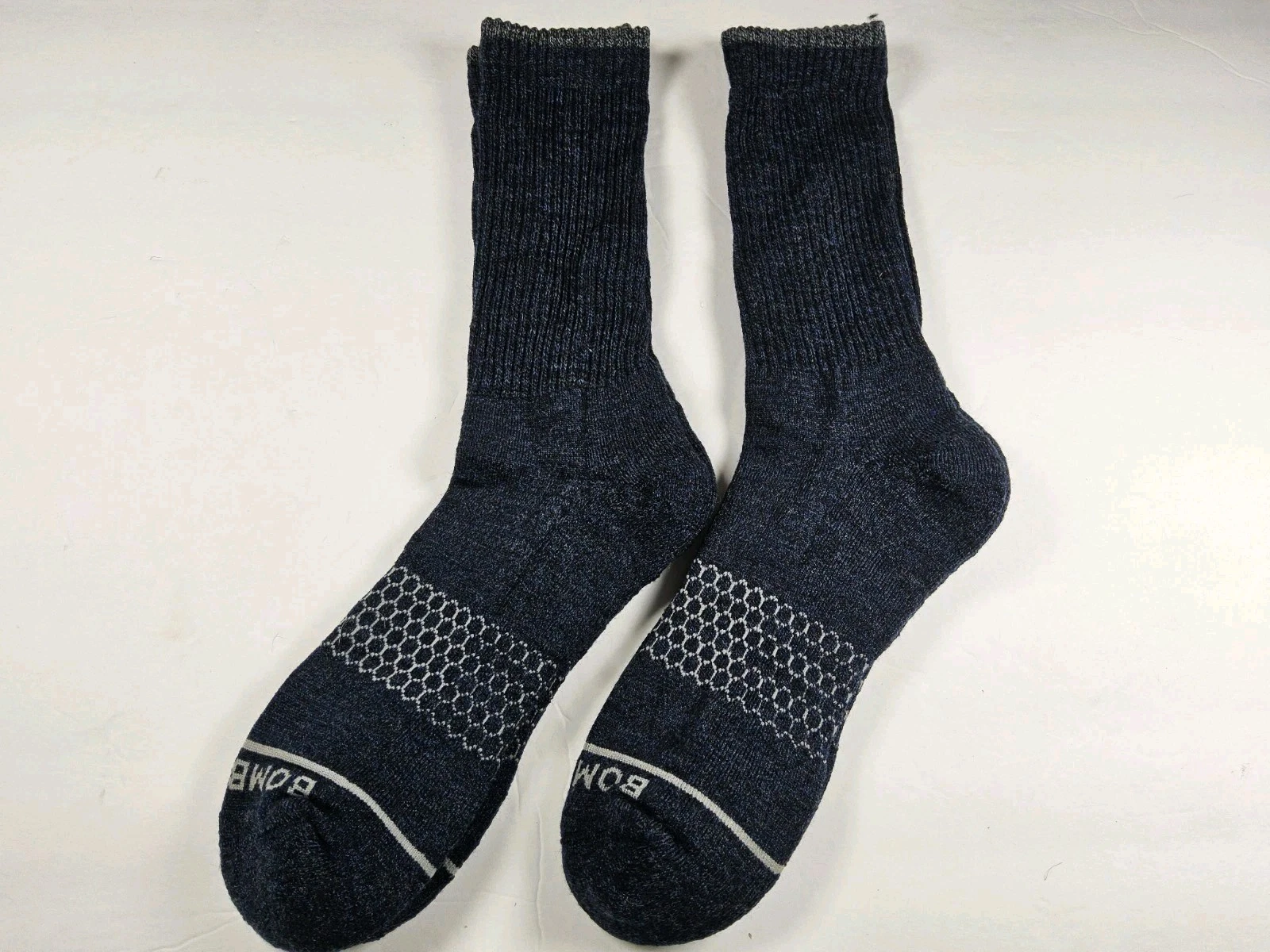 Bombas Merino Wool Lot Of 2 Pairs Calf Socks Navy Size L
Opens in a new window or tab