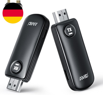 2026 Upgraded Kabelloser HDMI Extender 1080P@60Hz - 2.4G/5G Dual Band Wireless T