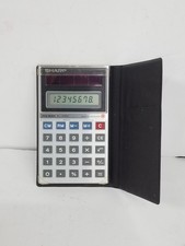 Vintage Calculator Sharp EL-326H Elsi Mate Working