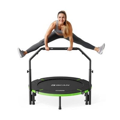 BCAN 40''/48'' Foldable Mini Trampoline, Rebounder Trampoline for Adults, U/T A...