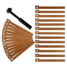 26Pcs Wooden A-Z Vinyl Record Dividers, Alphabetical Album Letter Separator...
