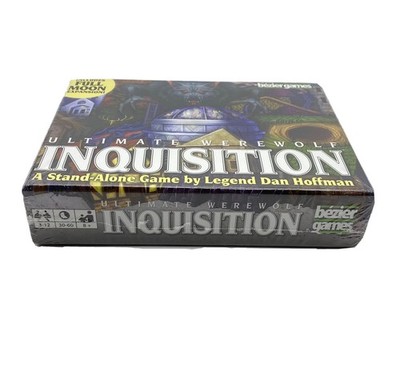 Ultimate Werewolf Inquisition Game Bezier Games Full Moon Expansion New Sealed