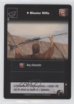 1999 Star Wars: Young Jedi CCG - The Menace of Darth Maul Blaster Rifle #120