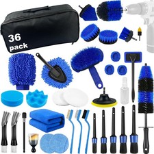 Car Detailing Kit,36pcs Car Detailing Brush Set,Car Cleaning Kit with Profess...