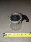 Vintage 4" Mini PYREX 802 Corning Single Serving Coffee Tea Pot Carafe &Lid
