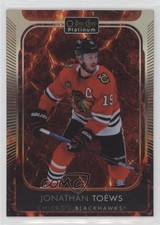 2021-22 O-Pee-Chee Platinum Hot Magma 39/499 Jonathan Toews #101 1os2