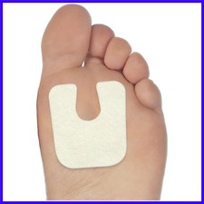 24-Pack U-Shaped Felt Callus Pads, 1/8  Thick, Effective Callus Protection an...