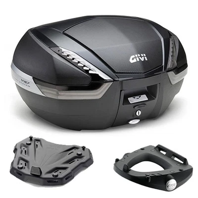 Kit Top Case V47NNT Givi Noir + Plaque CF Moto 700 MT Adv 2025 2026 - Photo 1/4