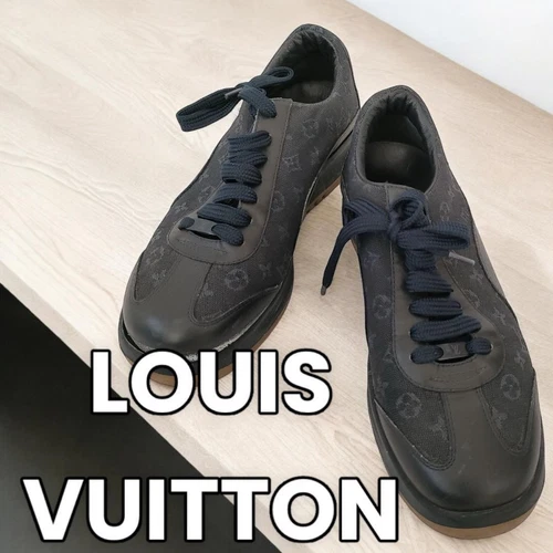LOUIS VUITTON TRAINER ub48 LOUIS VUITTON sneakers basse blu navy 36
