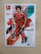 Genki Haraguchi autograph signed TC Topps Bundesliga "Union Berlin 2021/22"