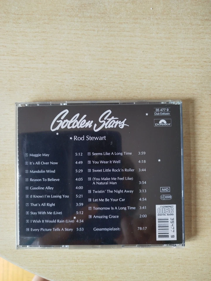 CD, Golden Stars International, Rod Stewart, Super Zustand (EX) - Bild 2 von 2