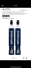 Drinkmate Threaded 60L CO2 Exchange Carbonation Cylinders (Set of 2)
