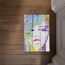 Begin Home Decor CODM1724HY5IG6 17 x 24 in. Abstract Colorful Portrait - Woma...