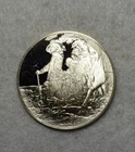 FRANKLIN MINT ROUND WEIGHS 65 GRAMS STERLING SILVER 2 OUNCES CHARLES (stock#019)