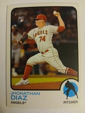 2022 Topps Heritage High Series #711 Jhonathan Diaz RC SP Los Angeles Angels