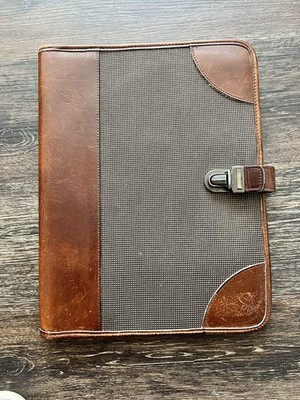 Hozel Leather Portfolio Padfolio Folder Business Organizer Executive File