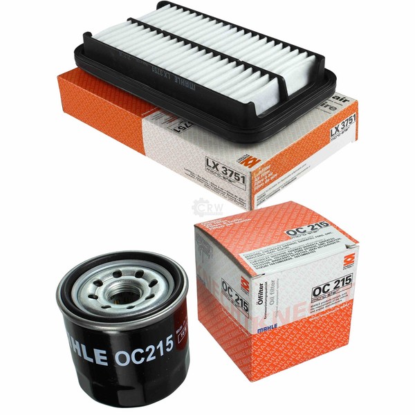 Mahle / Knecht Set Filterpaket Luftfilter LX 3751 ÖLfilter OC 215-image
