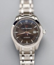 Reloj Carl F. Bucherer esfera negra Manero 00.10911.08.33.21 unisex automático 30 mm
