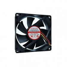 Evercool 80mm x 25mm 12V EC8025H12CA Computer Case 3-Pin Fan